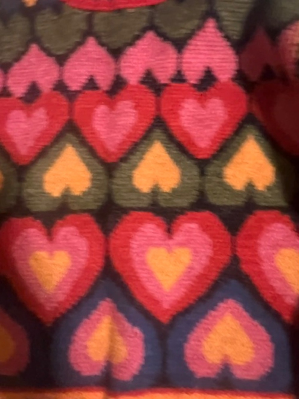 Farm Rio Heart Sweater Size XSmall - Picture 2 of 4